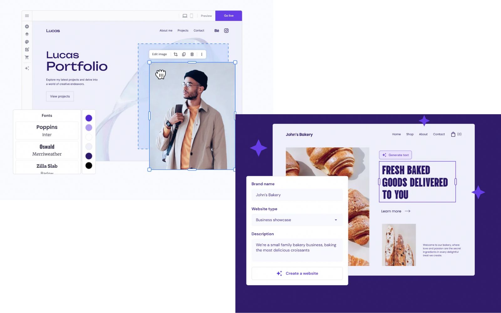 Hostinger AI Website Builder key features